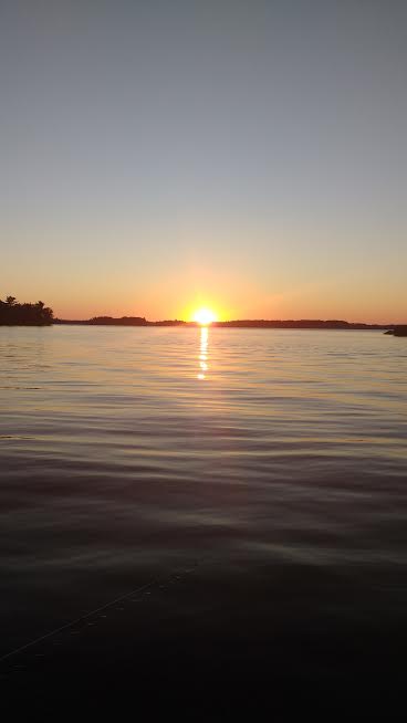 "I took this in Hayward Wisconsin in Late July while out on a Pontoon boat fishing off of one of the bogs. The sunset over the lake was gorgeous and I had to get a picture for Instagram", by Broken Phobias