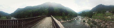 "Panoramic shoot on a stone bridge in Cantoira, Valli di Lanzo, Italy", by AlphaWittem (Week 8 co-winner)